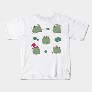 Frogs illustration Kids T-Shirt